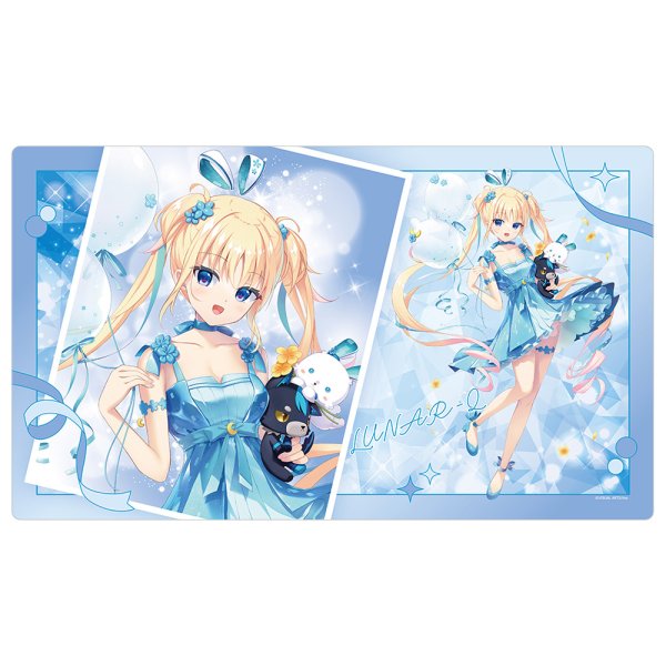 画像1:  【予約商品】  カーテン魂　Key25th　ラバーマット（るなきゅん／Key25th） 【26年7月下旬発売】    (1)