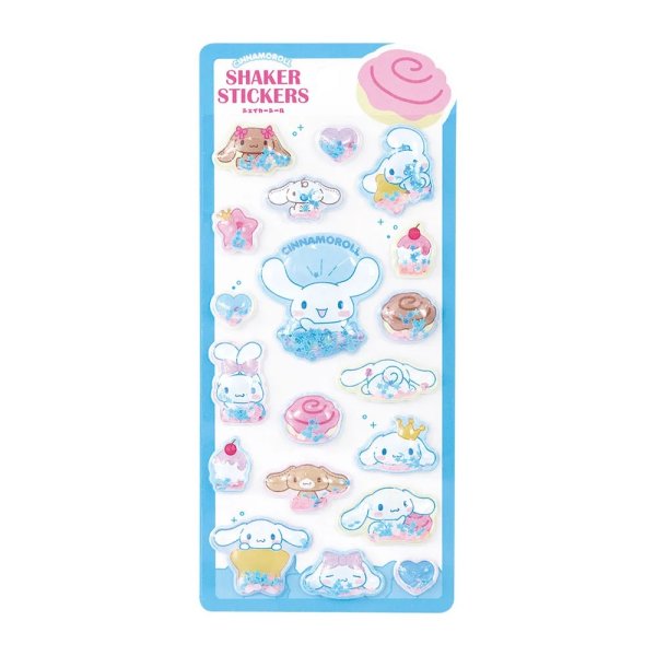 画像1:  【予約商品】  サンリオキャラクターズシェイカーシール　うもれっコ／シナモロール 【26年9月発売】 (1)