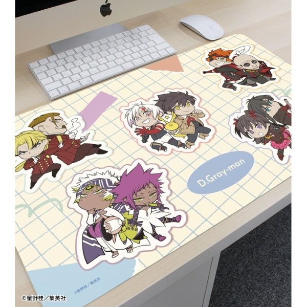 画像3:  【予約商品】  アルマビアンカ　D.Gray-man 集合 ちびキャラ マルチデスクマット 【26年8月上旬発売】 (3)