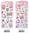 画像2:  【予約商品】  サンリオキャラクターズキラキラマシュマロシール　ハローキティ／日焼け 【26年9月発売】 (2)