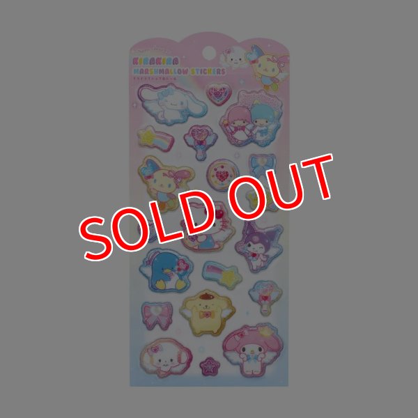 画像1:  【予約商品】  サンリオキャラクターズキラキラマシュマロシール　マジカル 【26年9月発売】 (1)