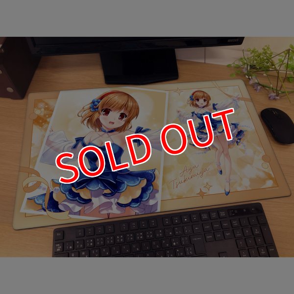 画像2:  【予約商品】  カーテン魂　Key25th　ラバーマット（月宮あゆ／Key25th） 【26年7月下旬発売】    (2)