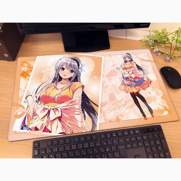 画像2:  【予約商品】  カーテン魂　Key25th　ラバーマット（坂上智代／Key25th） 【26年7月下旬発売】    (2)