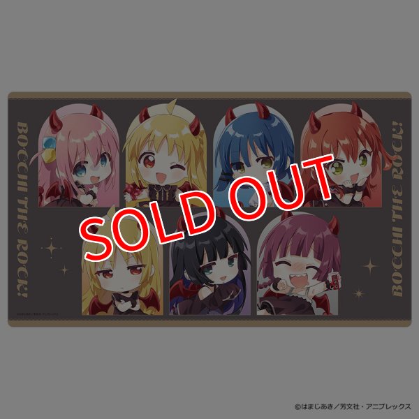 画像1:  【予約商品】  カーテン魂　ぼっち・ざ・ろっく！ ラバーマット（悪魔B／イラスト なもり） 【26年7月下旬発売】 (1)