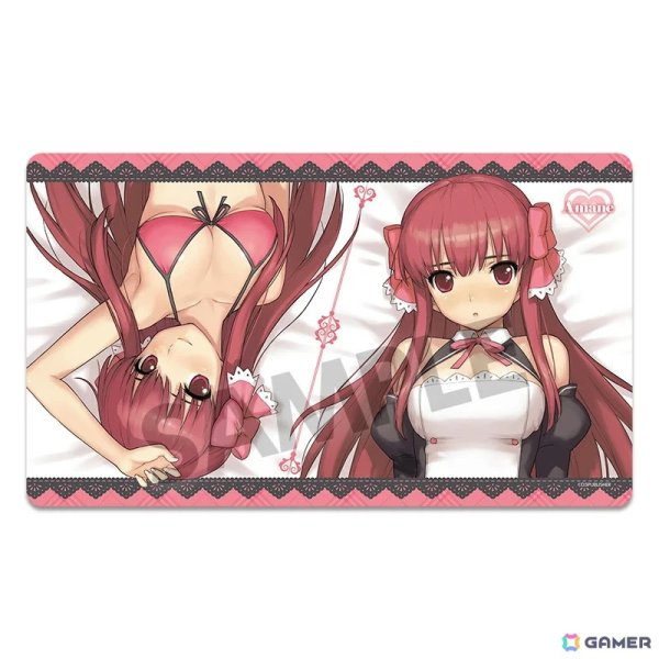 画像1:  【予約商品】  ホビーストック　ドリームクラブ　描き下ろしラバーマット 亜麻音 【26年6月発売】 (1)