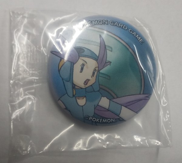 画像1: ポケモンカードゲーム 公認大会ジムチャレンジ バッジ（ナギ・未開封品）（買取品）#P09 (1)