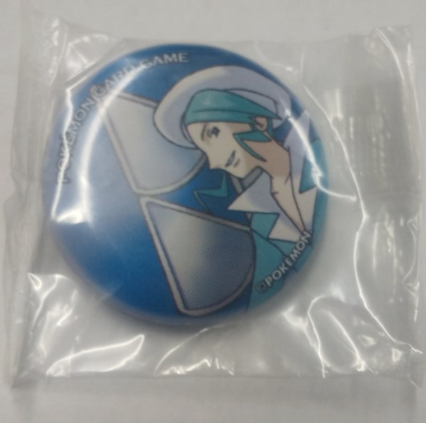 画像1: ポケモンカードゲーム 公認大会ジムチャレンジ バッジ（ミクリ・未開封品）（買取品）#P09 (1)