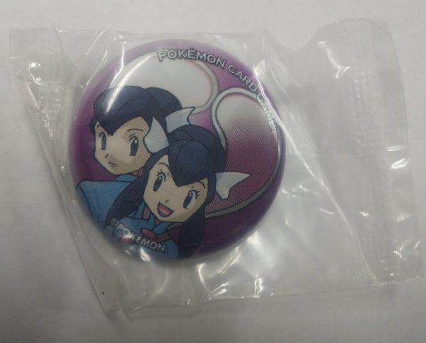 画像1: ポケモンカードゲーム 公認大会ジムチャレンジ バッジ（フウとラン・未開封品）（買取品）#P09 (1)