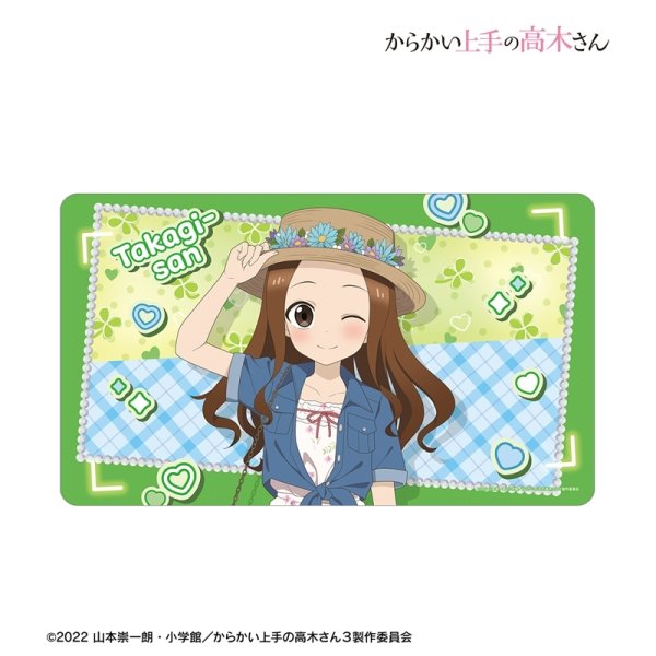 画像2:  【予約商品】  アルマビアンカ　からかい上手の高木さん 描き下ろし 高木さん 平成 時代ファッションver. マルチデスクマット 【26年7月下旬発売】 (2)