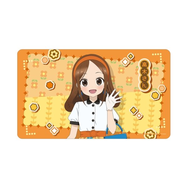 画像1:  【予約商品】  アルマビアンカ　からかい上手の高木さん 描き下ろし 高木さん 昭和 時代ファッションver. マルチデスクマット 【26年7月下旬発売】 (1)