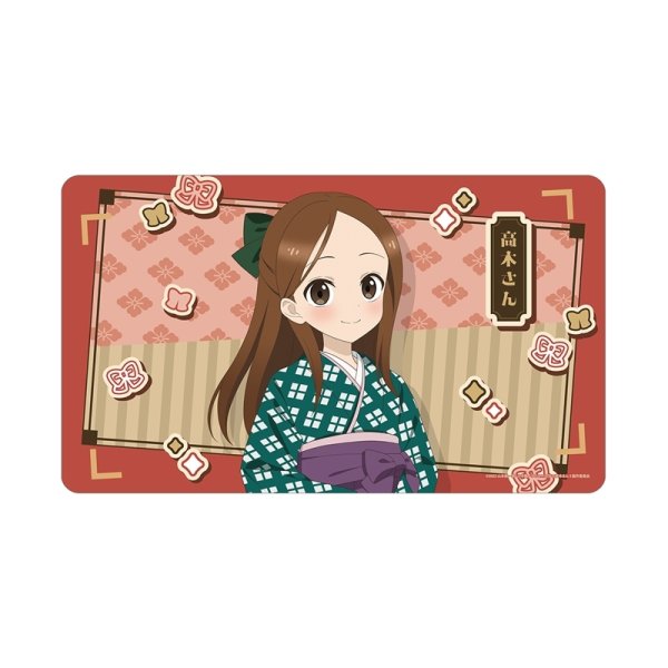 画像1:  【予約商品】  アルマビアンカ　からかい上手の高木さん 描き下ろし 高木さん 明治 時代ファッションver. マルチデスクマット 【26年7月下旬発売】 (1)