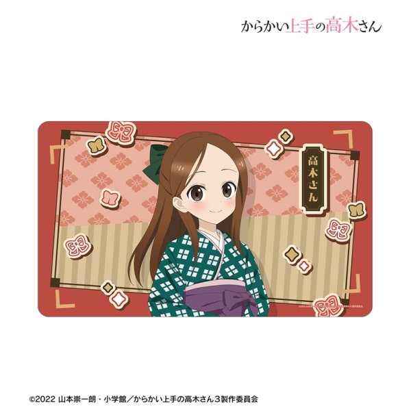 画像2:  【予約商品】  アルマビアンカ　からかい上手の高木さん 描き下ろし 高木さん 明治 時代ファッションver. マルチデスクマット 【26年7月下旬発売】 (2)