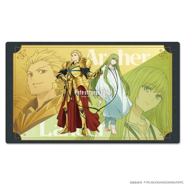 画像1:  【予約商品】  Fate/strange Fake　マルチラバーマット アーチャー＆ランサー 【26年6月下旬発売】    (1)