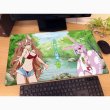 画像2:  【予約商品】  カーテン魂　人外教室の人間嫌い教師　描き下ろしラバーマット（尾々守いさき＆右左美彗／川遊び） 【26年7月下旬発売】 (2)