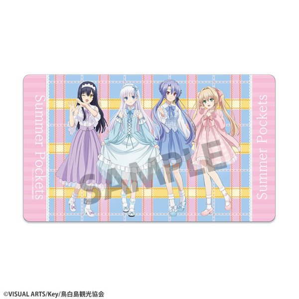画像1:  【予約商品】  ホビーストック　Summer Pockets　描き下ろしラバーマット ゆめかわ ver. 【26年7月発売】    (1)