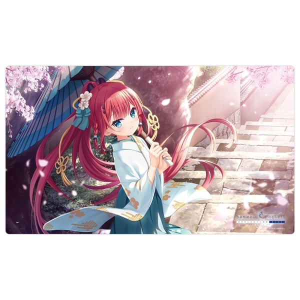 画像1:  【予約商品】  カーテン魂　Summer Pockets REFLECTION BLUE　ラバーマット（神山識／春） 【26年7月下旬発売】    (1)
