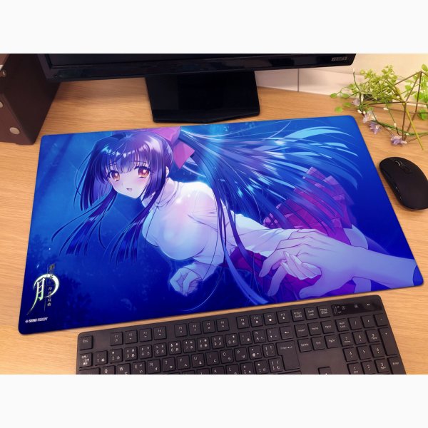 画像2:  【予約商品】  カーテン魂　顔のない月　ラバーマット（倉木鈴菜） 【26年7月下旬発売】    (2)