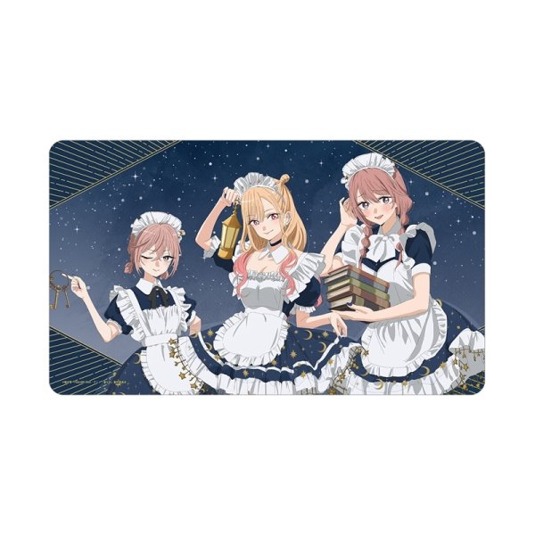 画像1:  【予約商品】  アルマビアンカ　TVアニメ「その着せ替え人形は恋をする」Season 2 描き下ろし 集合 星空メイドver. マルチデスクマット 【26年8月上旬発売】 (1)