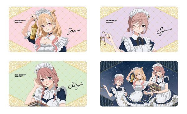 画像4:  【予約商品】  アルマビアンカ　TVアニメ「その着せ替え人形は恋をする」Season 2 描き下ろし 喜多川 海夢 星空メイドver. マルチデスクマット 【26年8月上旬発売】 (4)