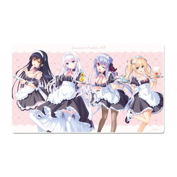 画像1:  【予約商品】  シーズナルプランツ　Summer Pockets REFLECTION BLUE デスクマット 【26年7月発売】    (1)