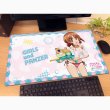 画像2:  【予約商品】  カーテン魂　ガールズ＆パンツァー 最終章　描き下ろしラバーマット（西住みほ／水鉄砲 日焼けVer.） 【26年8月下旬発売】 (2)