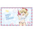 画像1:  【予約商品】  カーテン魂　ガールズ＆パンツァー 最終章　描き下ろしラバーマット（ダージリン／水鉄砲 日焼けVer.） 【26年8月下旬発売】 (1)