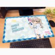 画像2:  【予約商品】  カーテン魂　ガールズ＆パンツァー 最終章　描き下ろしラバーマット（島田愛里寿／水鉄砲 日焼けVer.） 【26年8月下旬発売】 (2)