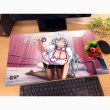 画像2:  【予約商品】  カーテン魂　一騎当千　ラバーマット（趙雲子龍／白衣の剣士） 【26年8月下旬発売】 (2)