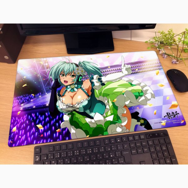 画像2:  【予約商品】  カーテン魂　一騎当千　ラバーマット（呂布奉先／栄光のスター） 【26年8月下旬発売】 (2)