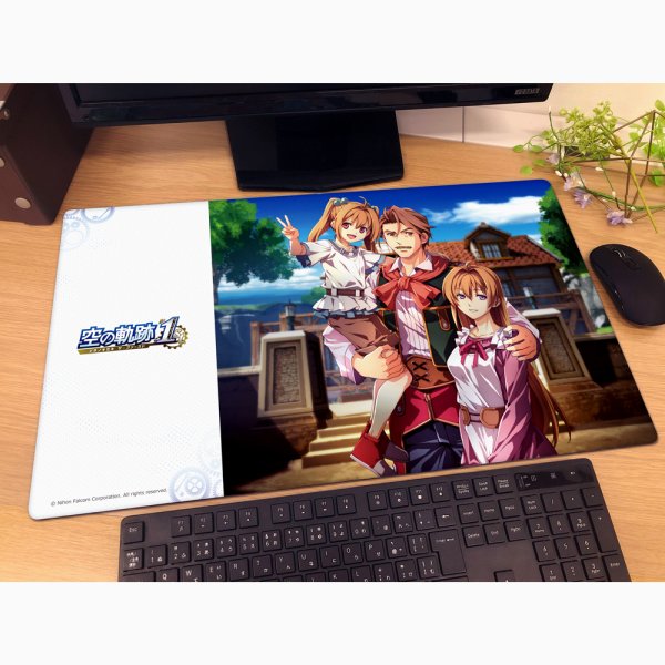 画像3:  【予約商品】  カーテン魂　空の軌跡 the 1st　ラバーマット（ブライト一家） 【26年8月下旬発売】    (3)
