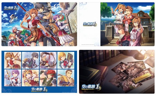 画像4:  【予約商品】  カーテン魂　空の軌跡 the 1st　ラバーマット（カウントダウンイラスト） 【26年8月下旬発売】    (4)
