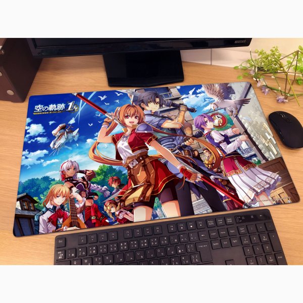 画像2:  【予約商品】  カーテン魂　空の軌跡 the 1st　ラバーマット（始まりの街） 【26年8月下旬発売】    (2)
