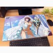 画像2:  【予約商品】  カーテン魂　一騎当千　ラバーマット（張飛益徳／ピュアブライド） 【26年8月下旬発売】 (2)