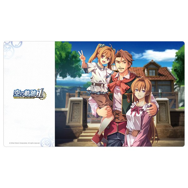 画像1:  【予約商品】  カーテン魂　空の軌跡 the 1st　ラバーマット（ブライト一家） 【26年8月下旬発売】    (1)