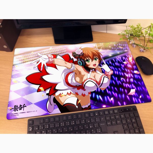 画像2:  【予約商品】  カーテン魂　一騎当千　ラバーマット（陳宮公台／ブライトソング） 【26年8月下旬発売】 (2)