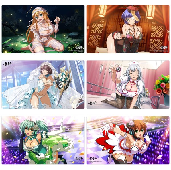 画像4:  【予約商品】  カーテン魂　一騎当千　ラバーマット（陳宮公台／ブライトソング） 【26年8月下旬発売】 (4)
