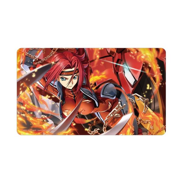 画像1:  【予約商品】  アルマビアンカ　コードギアス 反逆のルルーシュ ロストストーリーズ 【紅蓮舞う】カレン マルチデスクマット 【26年8月下旬発売】    (1)