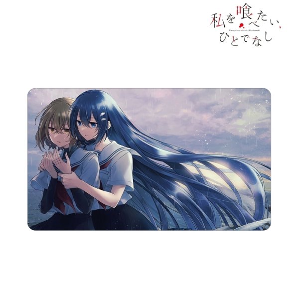 画像2:  【予約商品】  アルマビアンカ　私を喰べたい、ひとでなし 八百歳比名子＆近江汐莉 原作イラスト マルチデスクマット 【26年8月下旬発売】 (2)