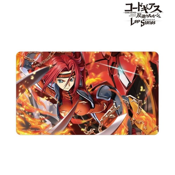 画像2:  【予約商品】  アルマビアンカ　コードギアス 反逆のルルーシュ ロストストーリーズ 【紅蓮舞う】カレン マルチデスクマット 【26年8月下旬発売】    (2)