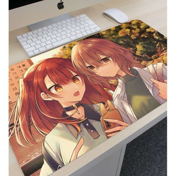 画像3:  【予約商品】  アルマビアンカ　私を喰べたい、ひとでなし 八百歳比名子＆社 美胡 原作イラスト マルチデスクマット 【26年8月下旬発売】 (3)