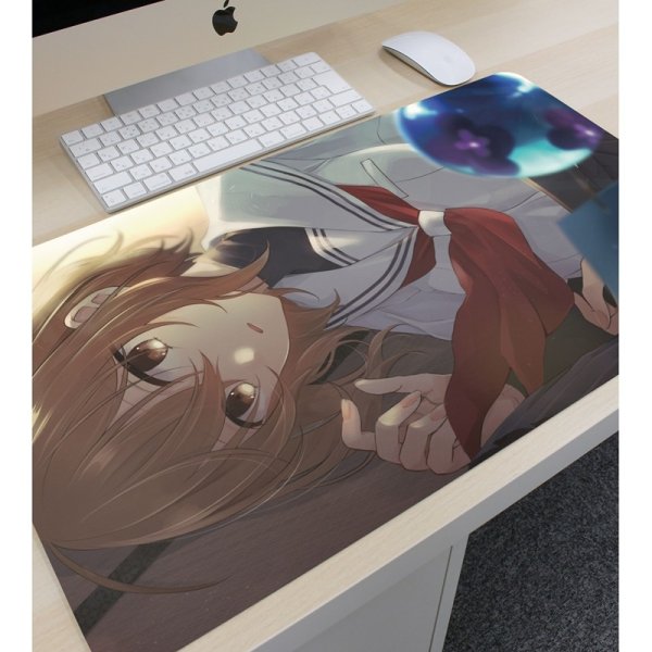 画像3:  【予約商品】  アルマビアンカ　私を喰べたい、ひとでなし 八百歳比名子 原作イラスト マルチデスクマット 【26年8月下旬発売】 (3)