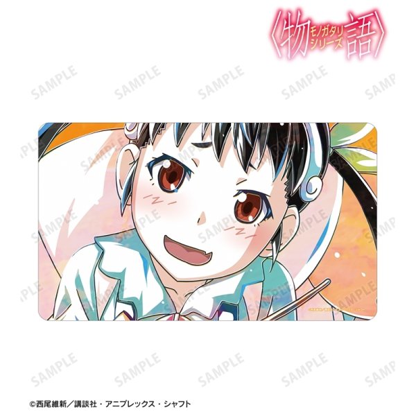 画像2:  【予約商品】  アルマビアンカ　〈物語〉シリーズ 八九寺真宵 Ani-Art マルチデスクマット 【26年8月下旬発売】    (2)