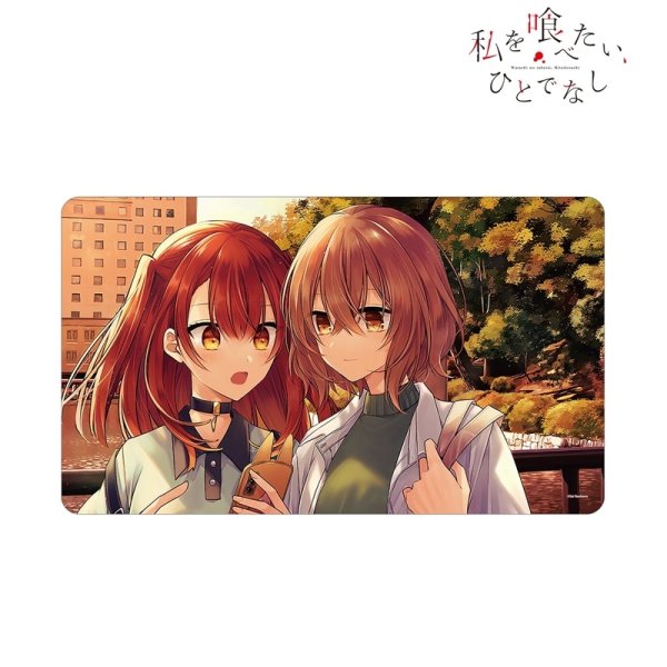 画像2:  【予約商品】  アルマビアンカ　私を喰べたい、ひとでなし 八百歳比名子＆社 美胡 原作イラスト マルチデスクマット 【26年8月下旬発売】 (2)