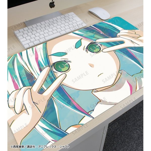 画像3:  【予約商品】  アルマビアンカ　〈物語〉シリーズ 斧乃木余接 Ani-Art マルチデスクマット 【26年8月下旬発売】    (3)
