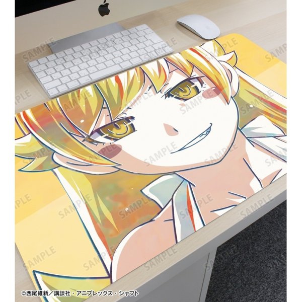 画像3:  【予約商品】  アルマビアンカ　〈物語〉シリーズ 忍野忍 Ani-Art マルチデスクマット 【26年8月下旬発売】    (3)