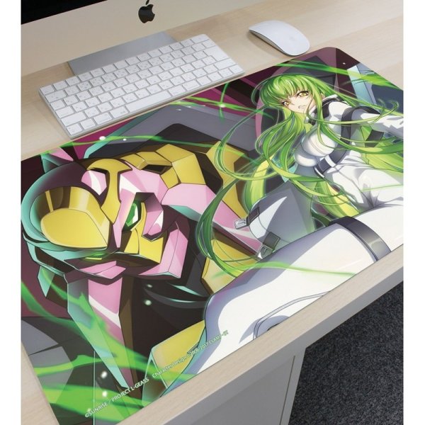 画像3:  【予約商品】  アルマビアンカ　コードギアス 反逆のルルーシュ ロストストーリーズ 【皇帝の盾】C.C. マルチデスクマット 【26年8月下旬発売】    (3)