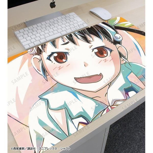 画像3:  【予約商品】  アルマビアンカ　〈物語〉シリーズ 八九寺真宵 Ani-Art マルチデスクマット 【26年8月下旬発売】    (3)