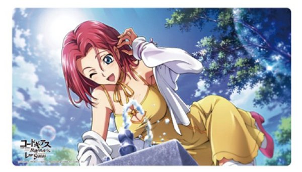 画像1:  【予約商品】  ツキナギ　ラバーデスクマットコレクション コードギアス 反逆のルルーシュ ロストストーリーズ カレン 【26年8月29日発売】    (1)