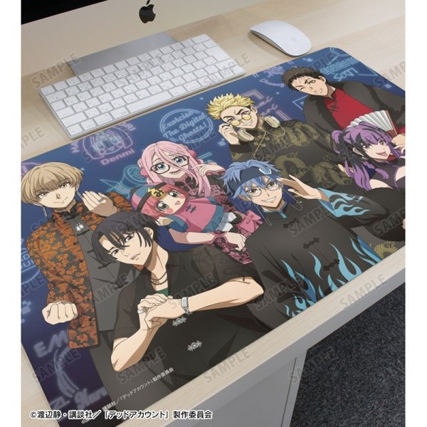 画像3:  【予約商品】  アルマビアンカ　TVアニメ『デッドアカウント』 描き下ろし 集合 チャイナ服ver. マルチデスクマット 【26年8月下旬発売】 (3)