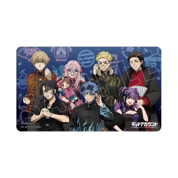 画像1:  【予約商品】  アルマビアンカ　TVアニメ『デッドアカウント』 描き下ろし 集合 チャイナ服ver. マルチデスクマット 【26年8月下旬発売】 (1)